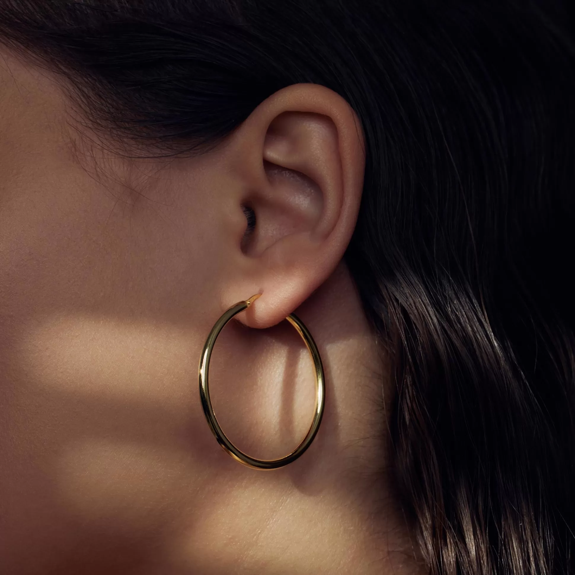 New Bibbiena Poppi Casentino Creoli In Argento Sterling 925 Placcati Oro Con Placcatura In Oro 14 Carati Orecchini