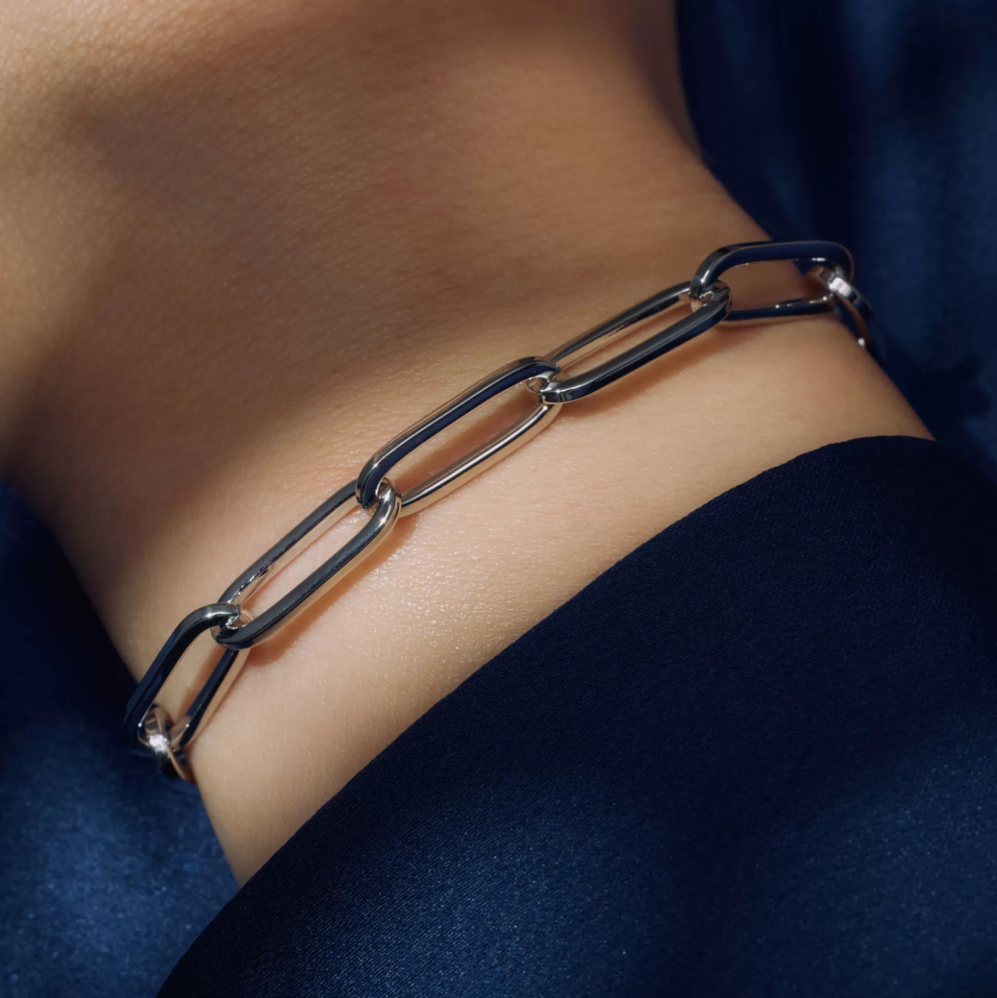 Cheap Bibbiena Poppi Guidi Bracciale A Maglie In Argento Sterling 925 Bracciali
