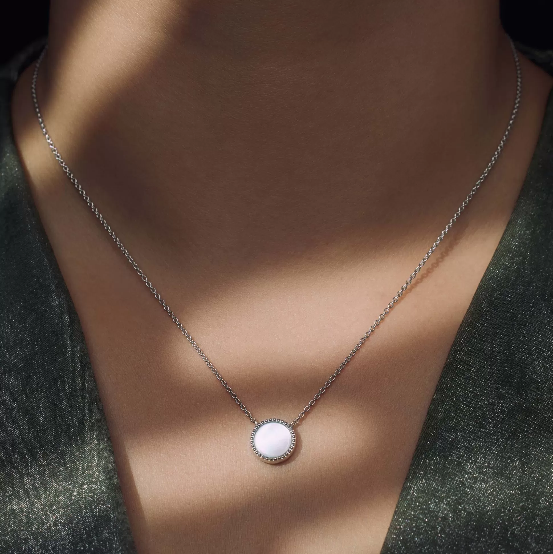 Online Brioso Cortona Dara Collana In Argento Sterling 925 Con Madreperla Collane
