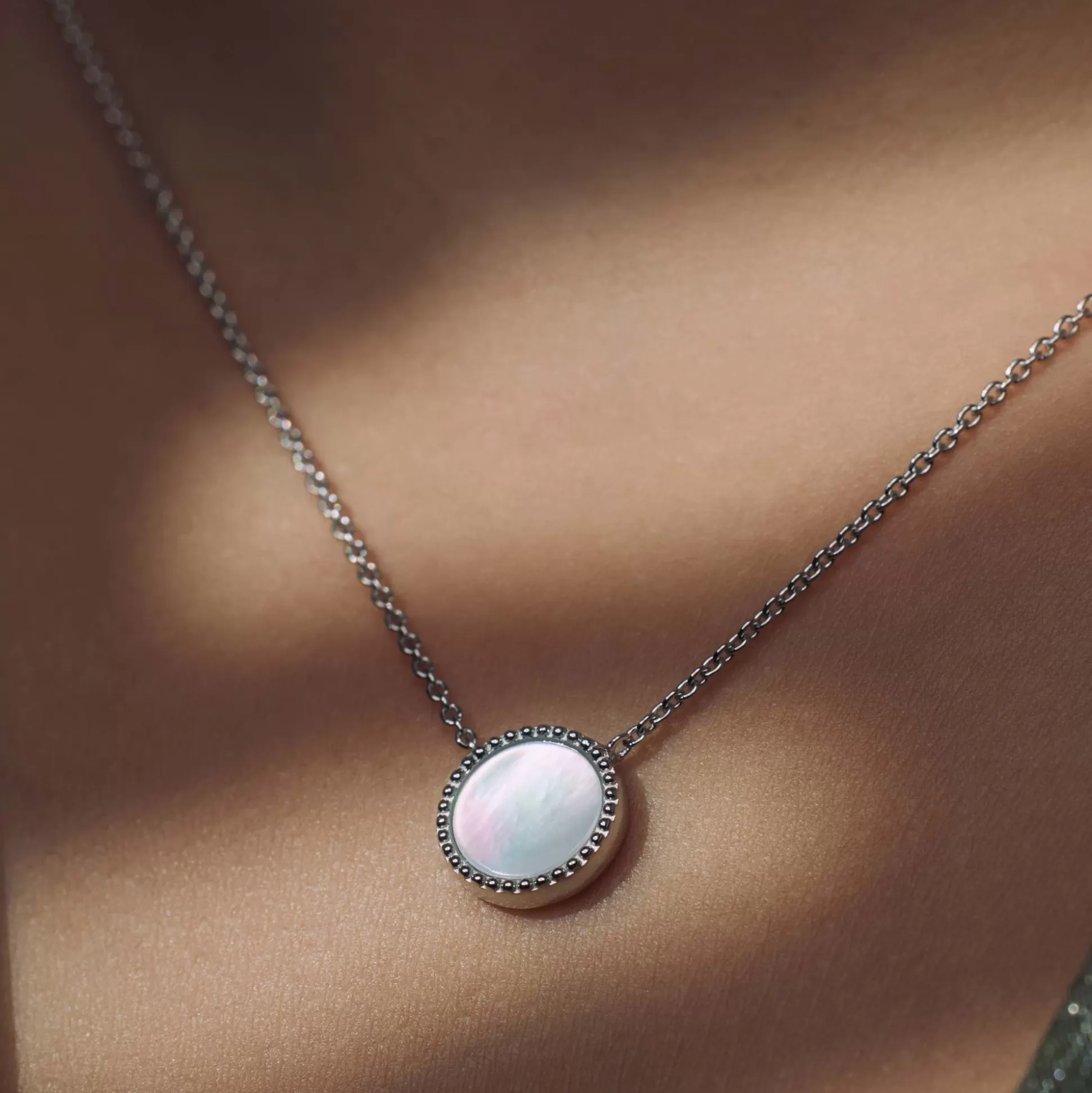 Online Brioso Cortona Dara Collana In Argento Sterling 925 Con Madreperla Collane