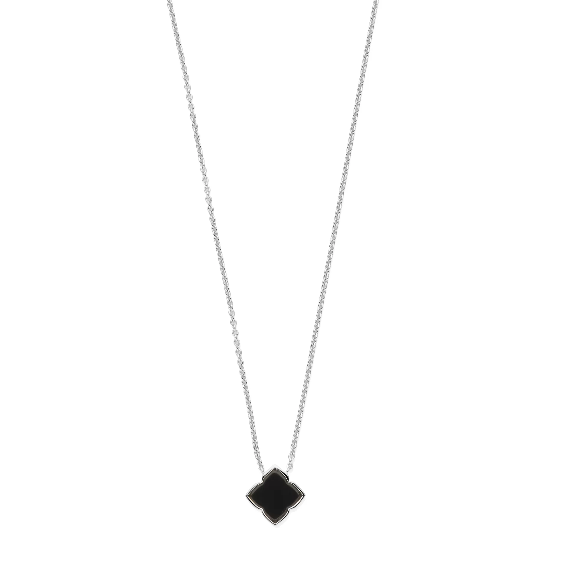 Best Brioso Cortona Giulia Collana In Argento Sterling 925 Con Onice Nero Collane