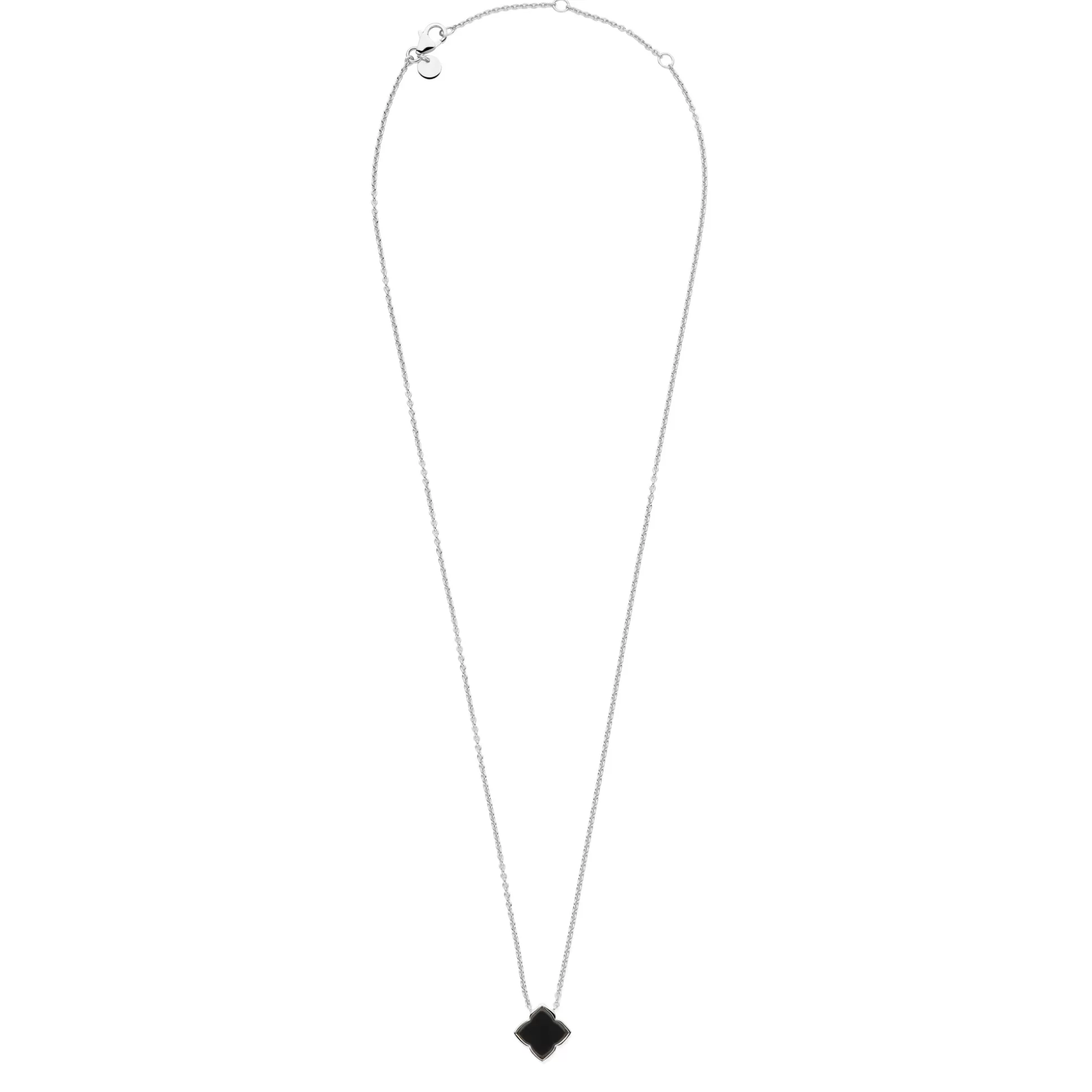 Best Brioso Cortona Giulia Collana In Argento Sterling 925 Con Onice Nero Collane