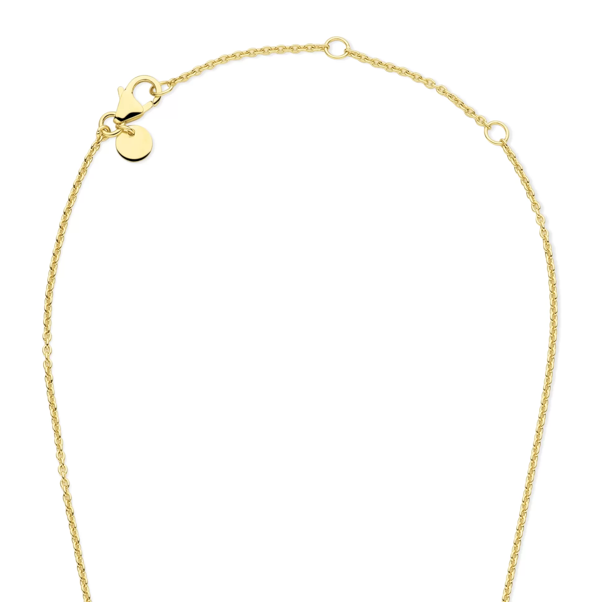 Hot Brioso Cortona Giulia Collana In Argento Sterling 925 Placcata Oro Con Onice Nero Collane