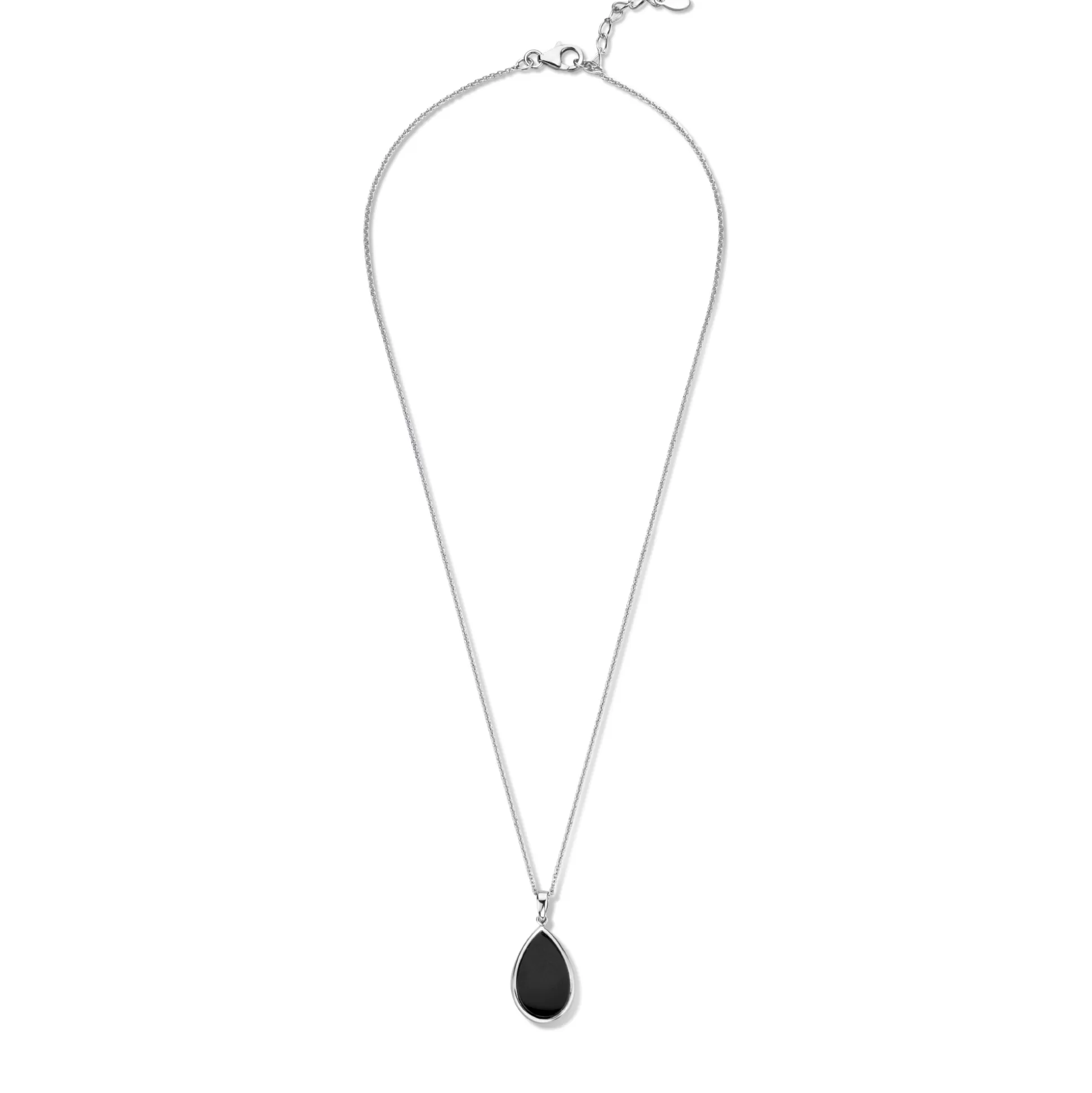 Hot Brioso Cortona Margaretha Collana In Argento Sterling 925 Con Onice Nero Collane