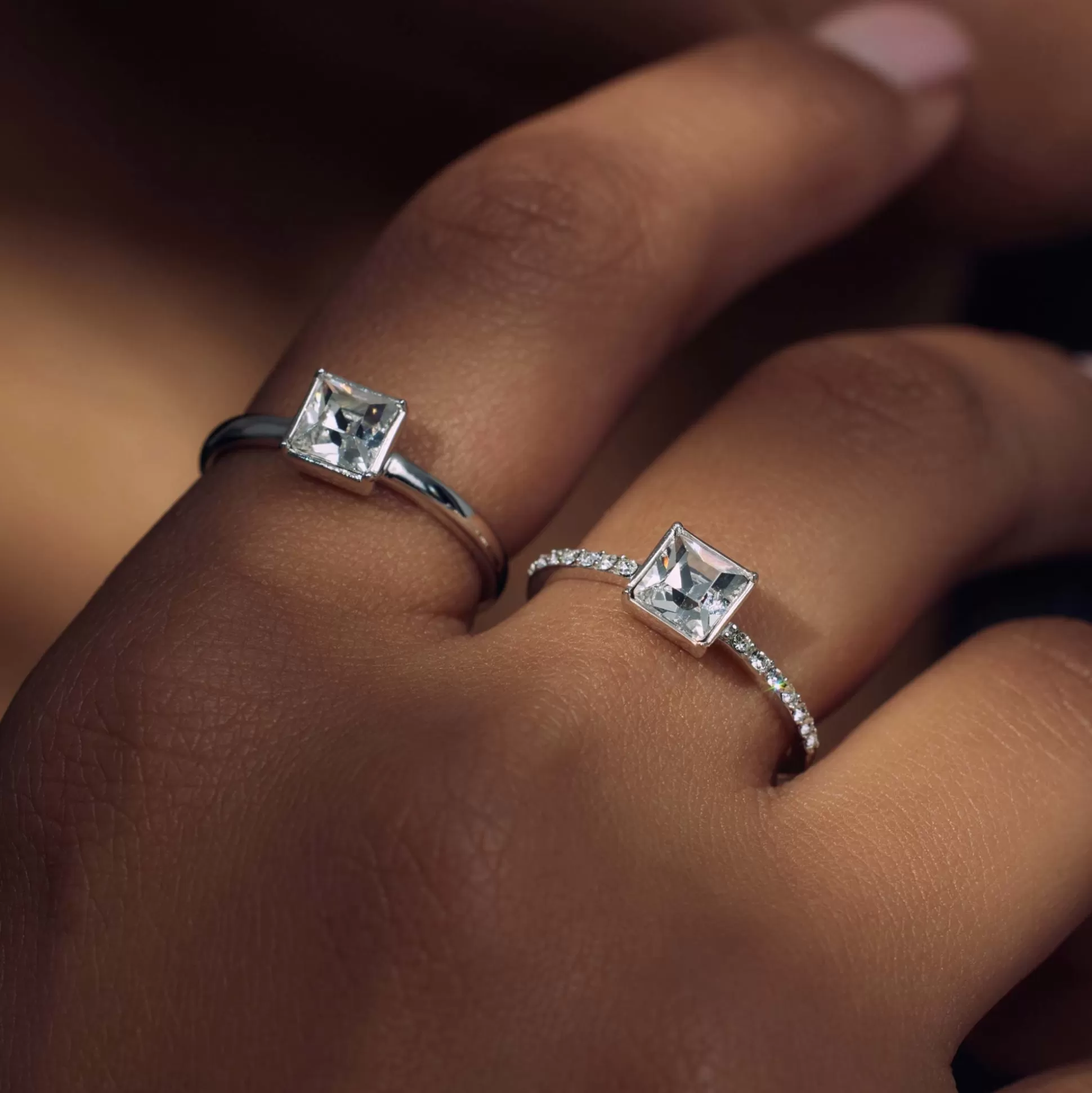 Discount Cento Luci Pia Anello In Argento Sterling 925 Con Cristallo Prezioso Anelli