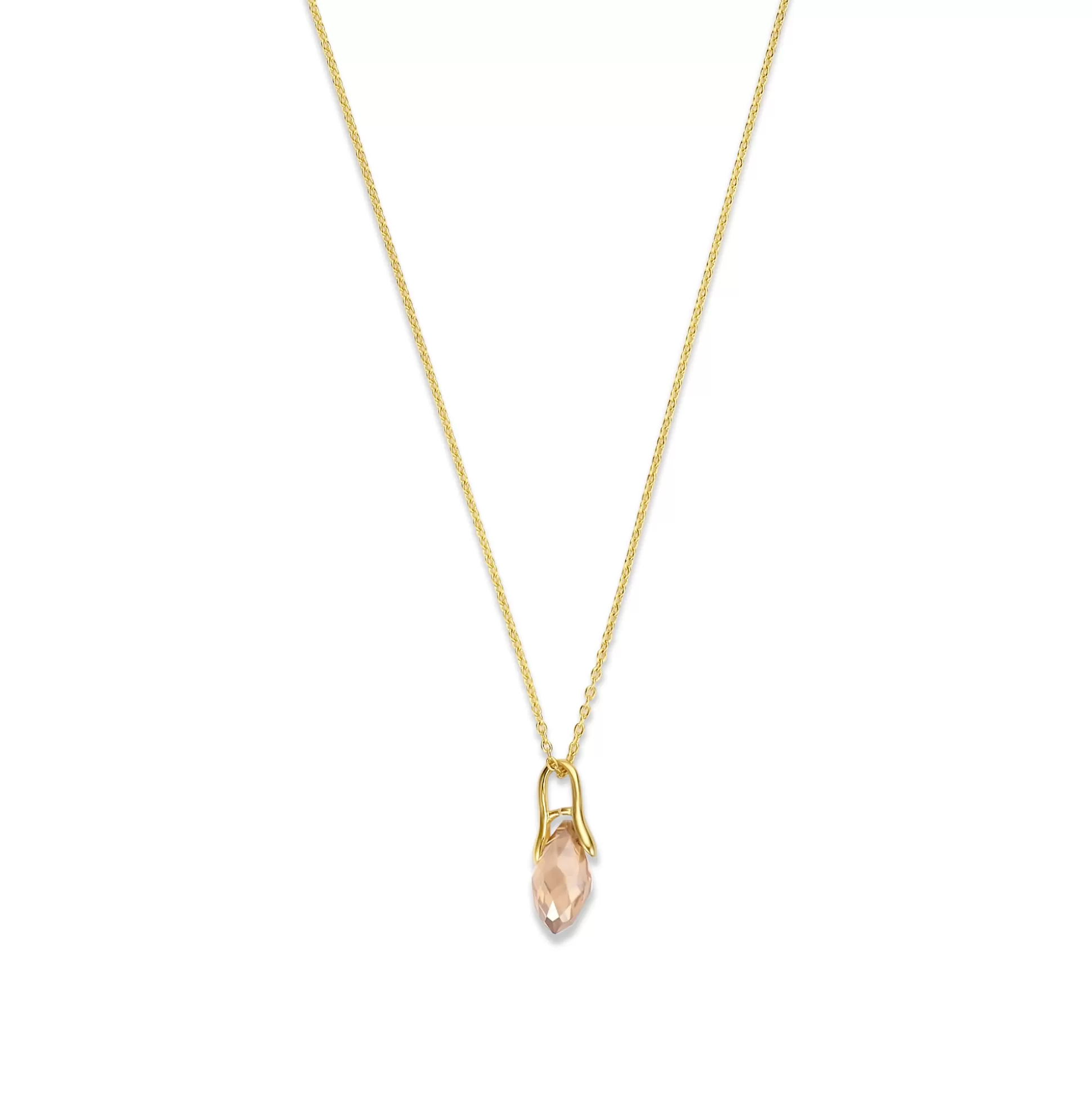 Store La Sirena Ombrone Collana In Argento Sterling 925 Placcate Oro Con Placcatura In Oro 14 Carati Collane