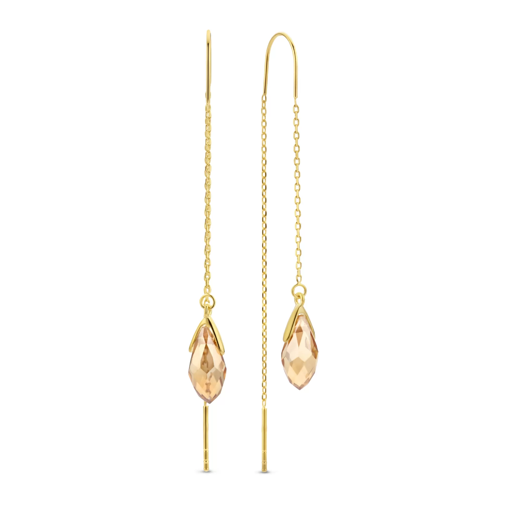 Cheap La Sirena Ombrone Orecchini Pendenti In Argento Sterling 925 Placcate Oro Con Placcatura In Oro 14 Carati Orecchini