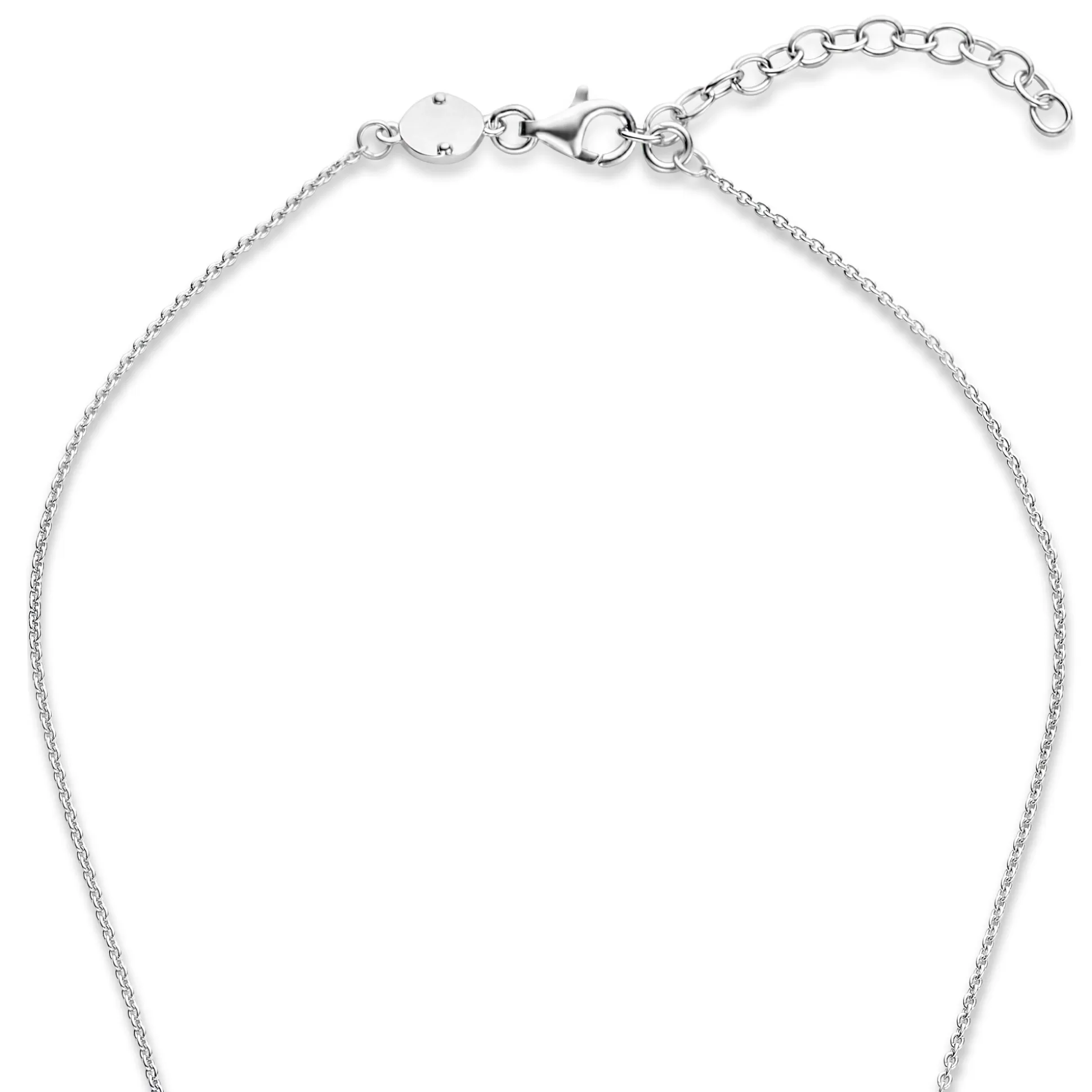 Clearance Mia Colore Verdi Collana In Argento Sterling 925 Con Pietra Zircone Verde Collane