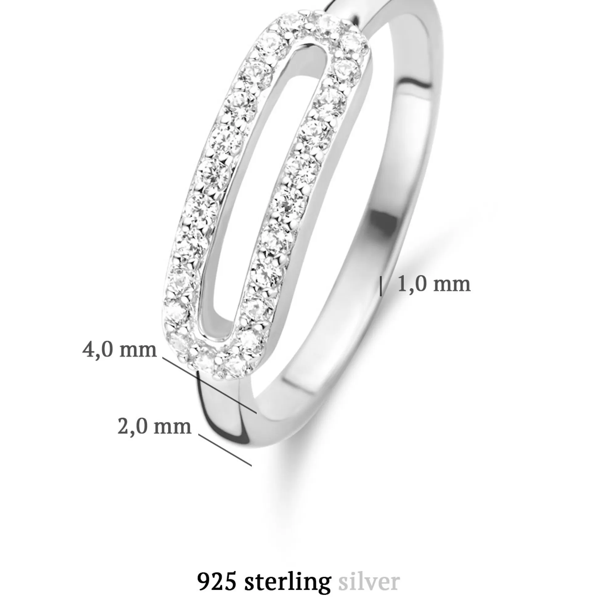 Fashion Ponte Vecchio Cartolina Anello In Argento Sterling 925 Con Pietre Zircone Anelli