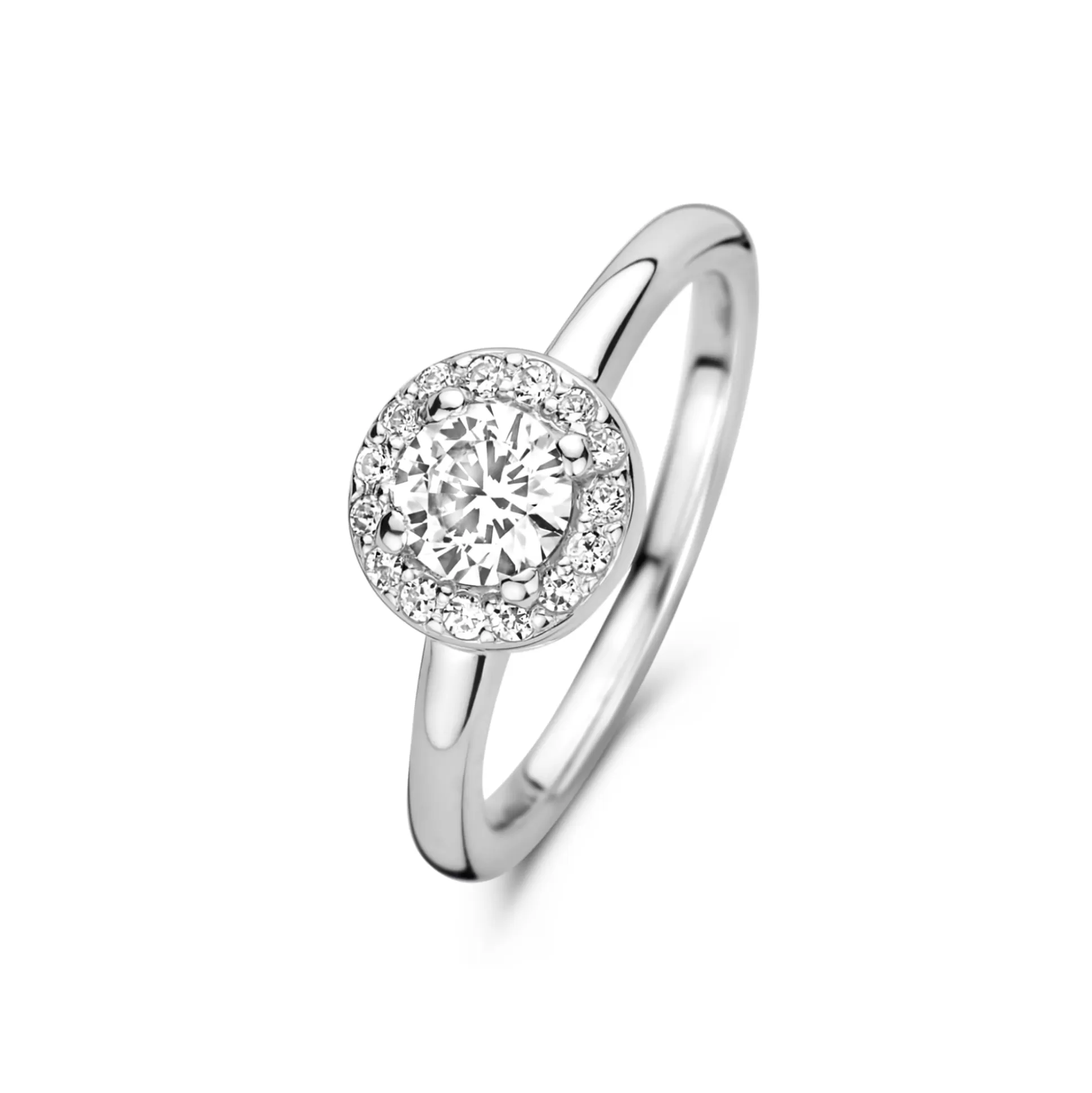 Clearance Ponte Vecchio Dalia Anello In Argento Sterling 925 Con Pietra Zircone Anelli