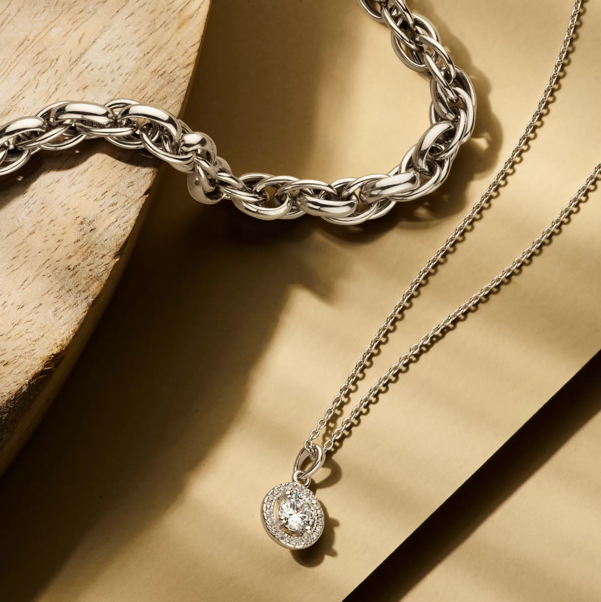 Outlet Ponte Vecchio Dalia Collana In Argento Sterling 925 Con Pietra Zircone Collane