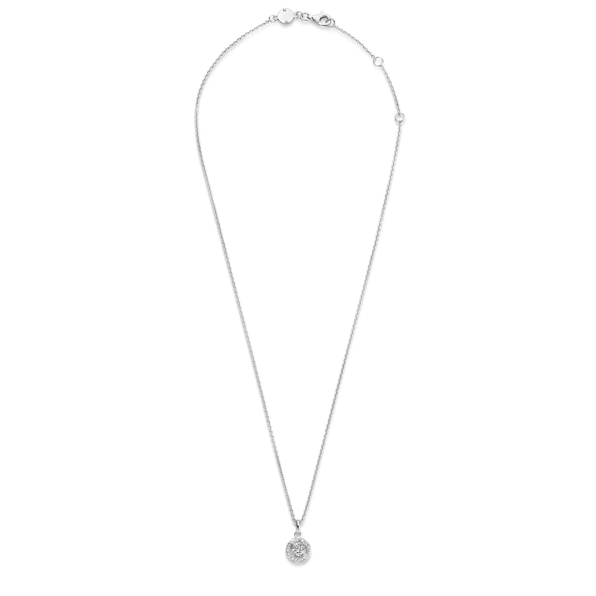 Outlet Ponte Vecchio Dalia Collana In Argento Sterling 925 Con Pietra Zircone Collane