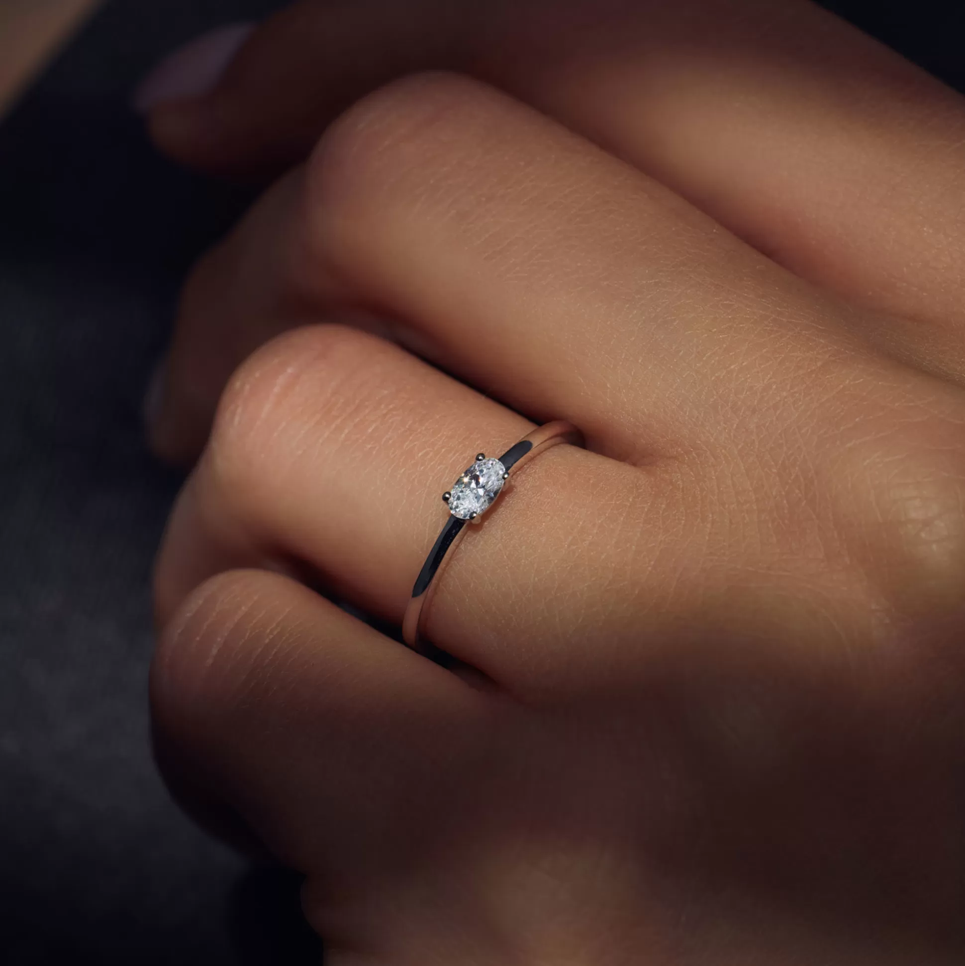 Outlet Ponte Vecchio Milena Anello In Argento Sterling 925 Con Pietra Zircone Anelli