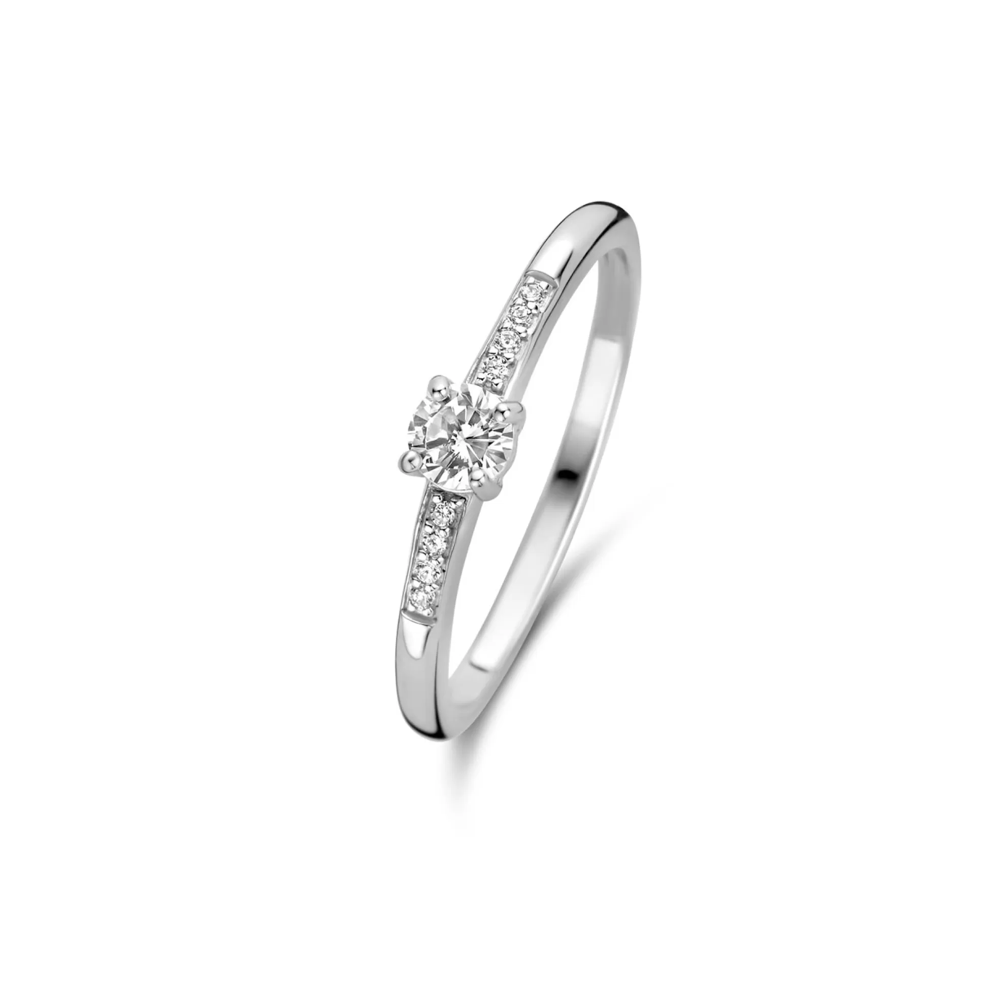 Discount Ponte Vecchio Santa Trinita Anello In Argento Sterling 925 Con Pietre Zircone Anelli