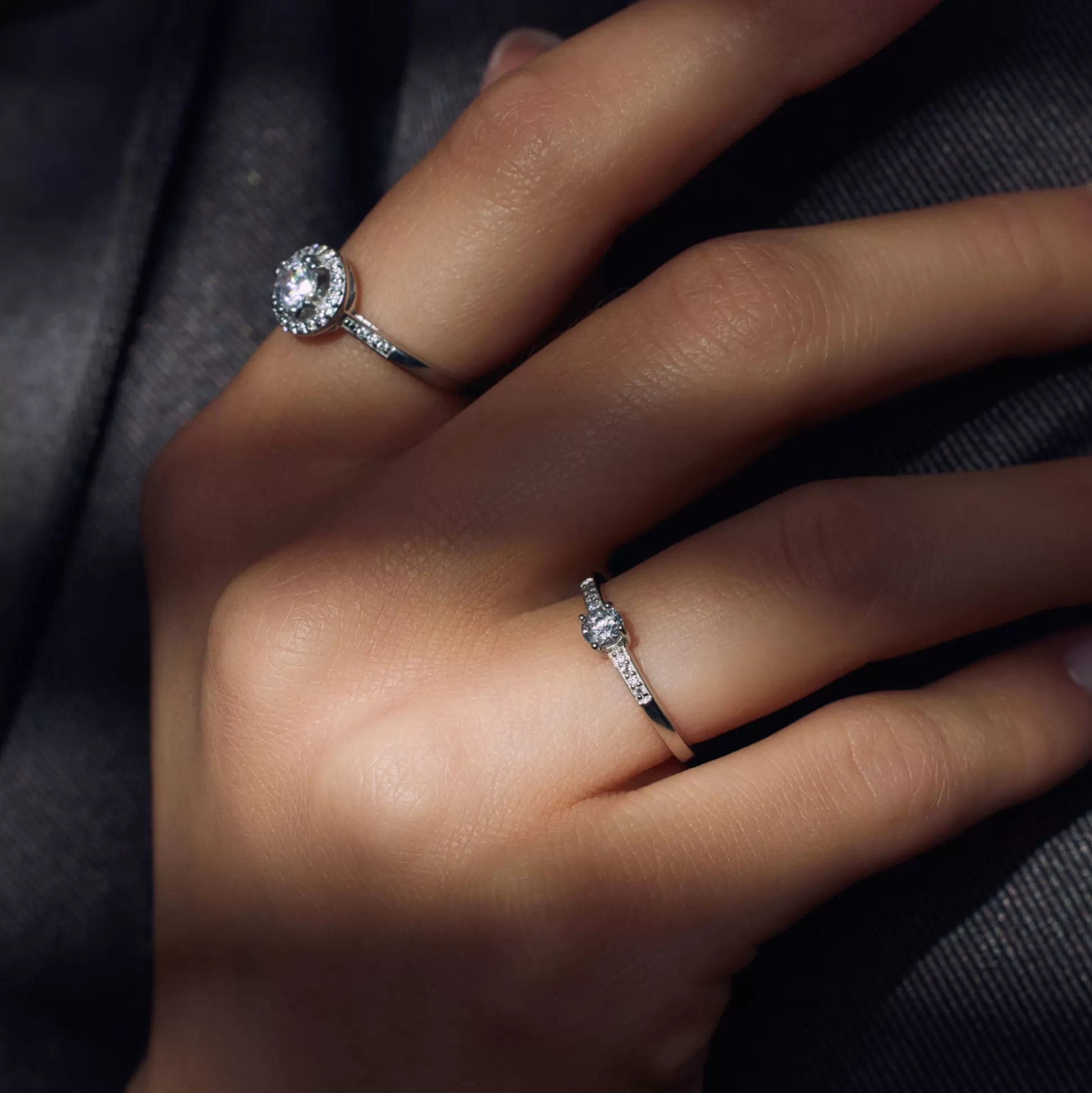 Discount Ponte Vecchio Santa Trinita Anello In Argento Sterling 925 Con Pietre Zircone Anelli