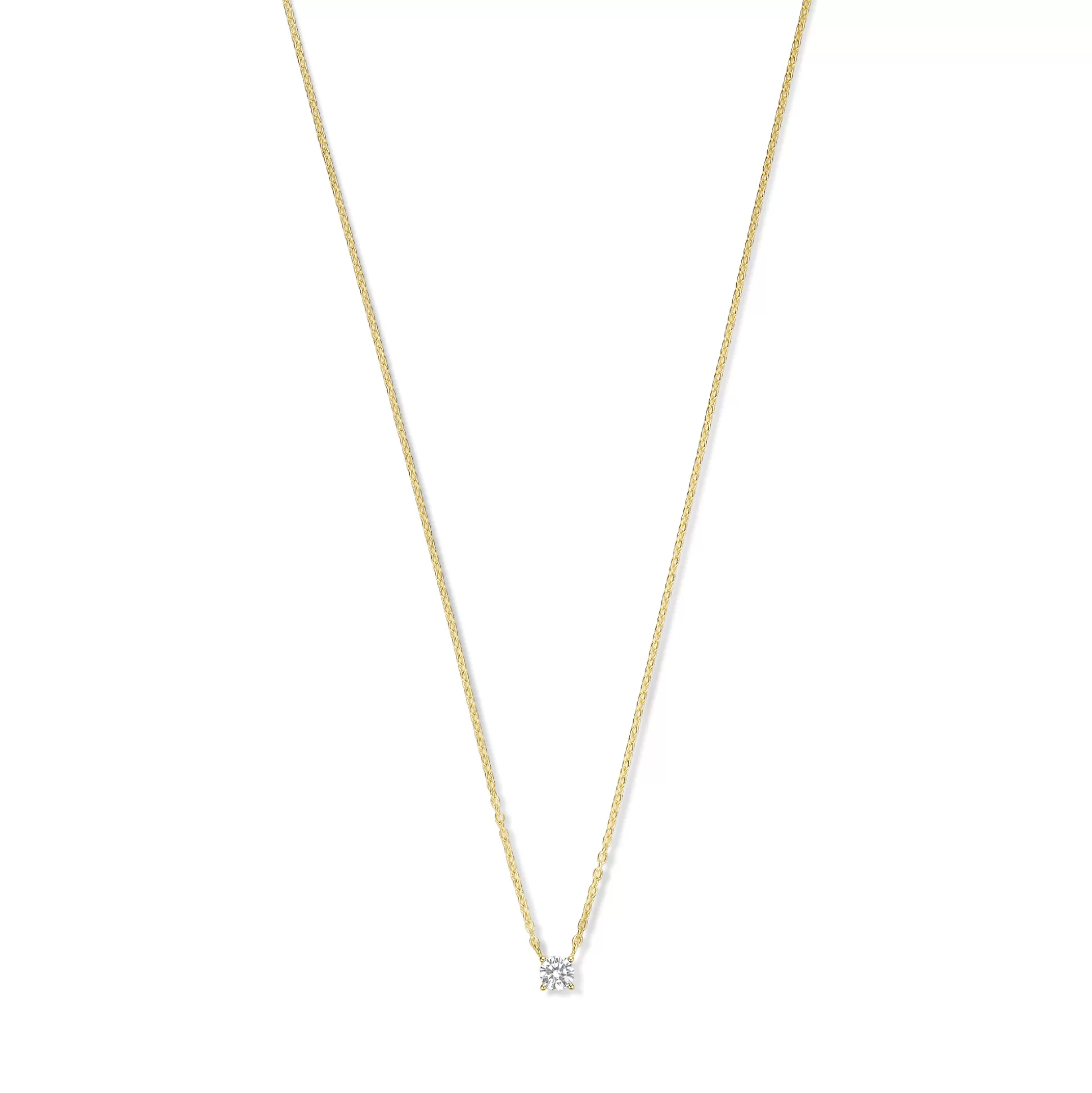 Hot Ponte Vecchio Sofia Collana In Argento Sterling 925 Placcato Oro Con Pietra Zircone Collane