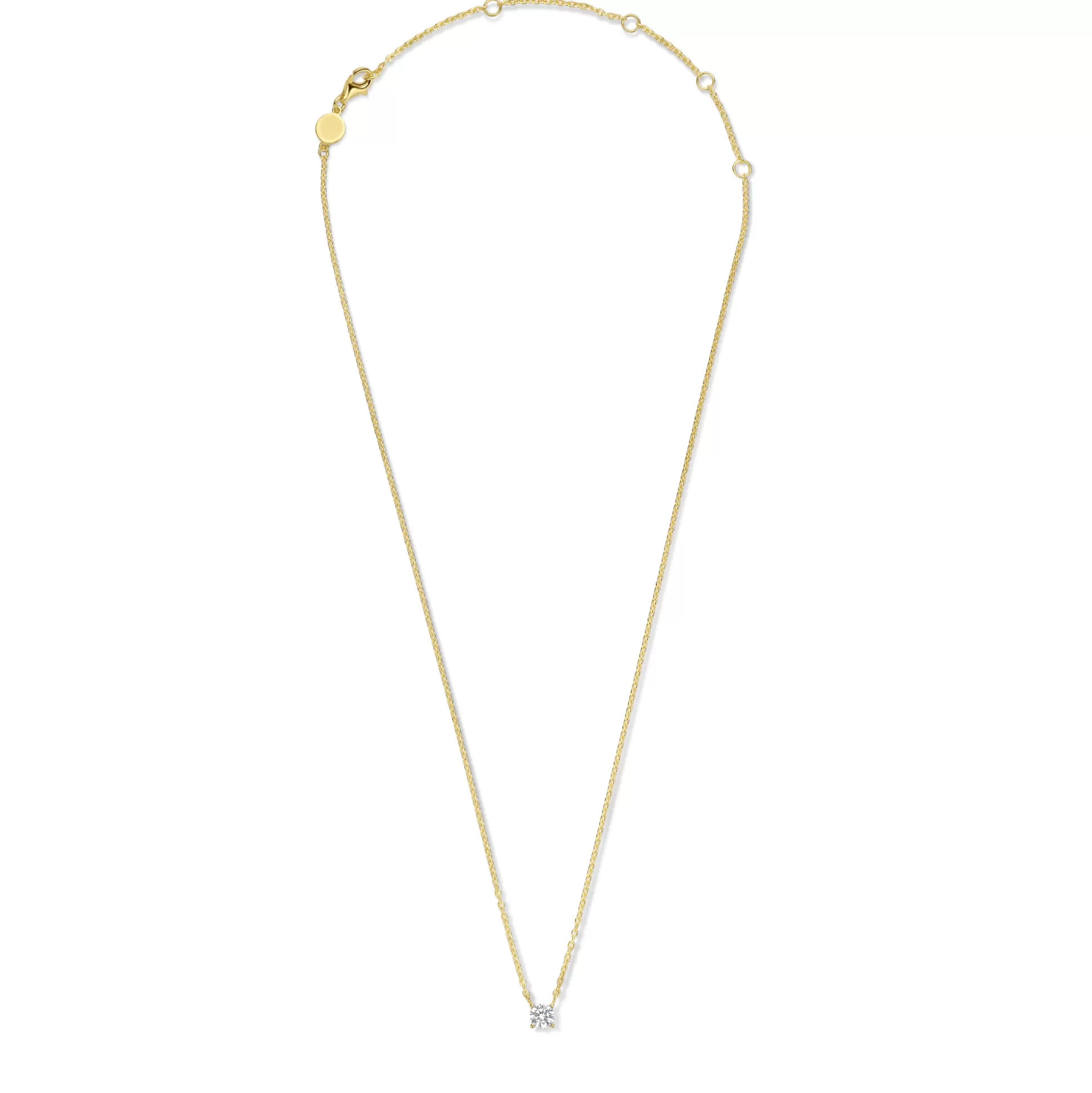 Hot Ponte Vecchio Sofia Collana In Argento Sterling 925 Placcato Oro Con Pietra Zircone Collane