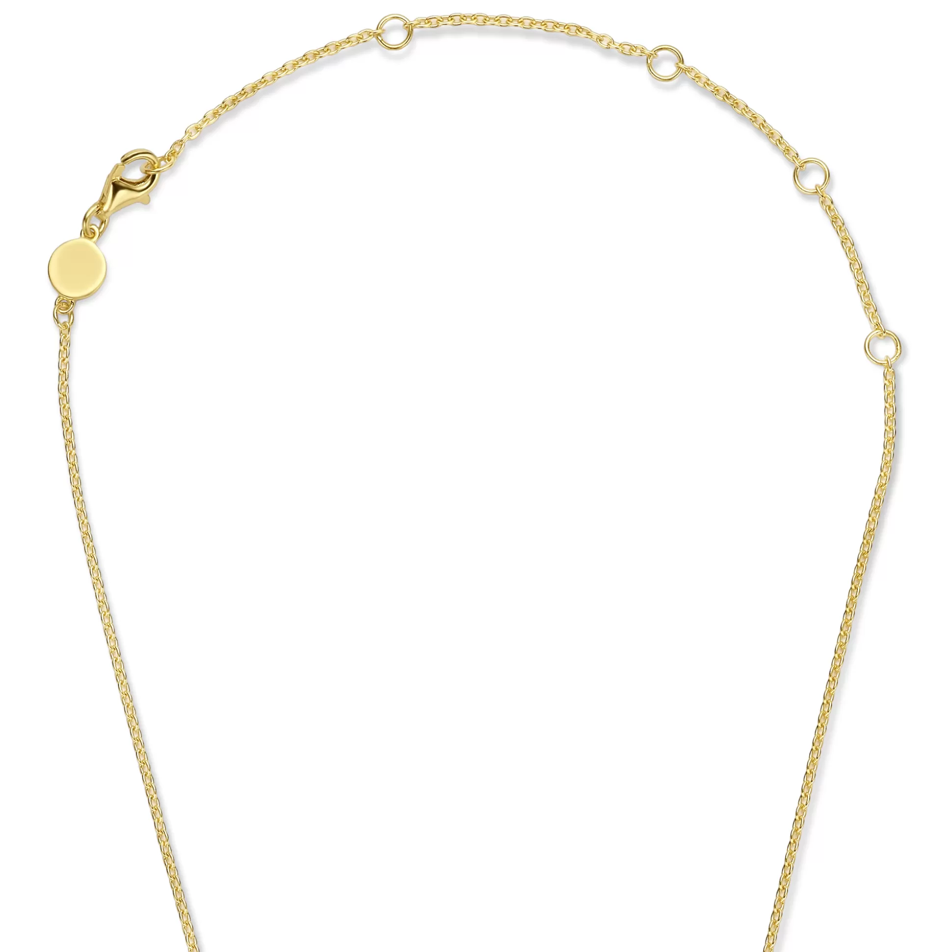 Hot Ponte Vecchio Sofia Collana In Argento Sterling 925 Placcato Oro Con Pietra Zircone Collane