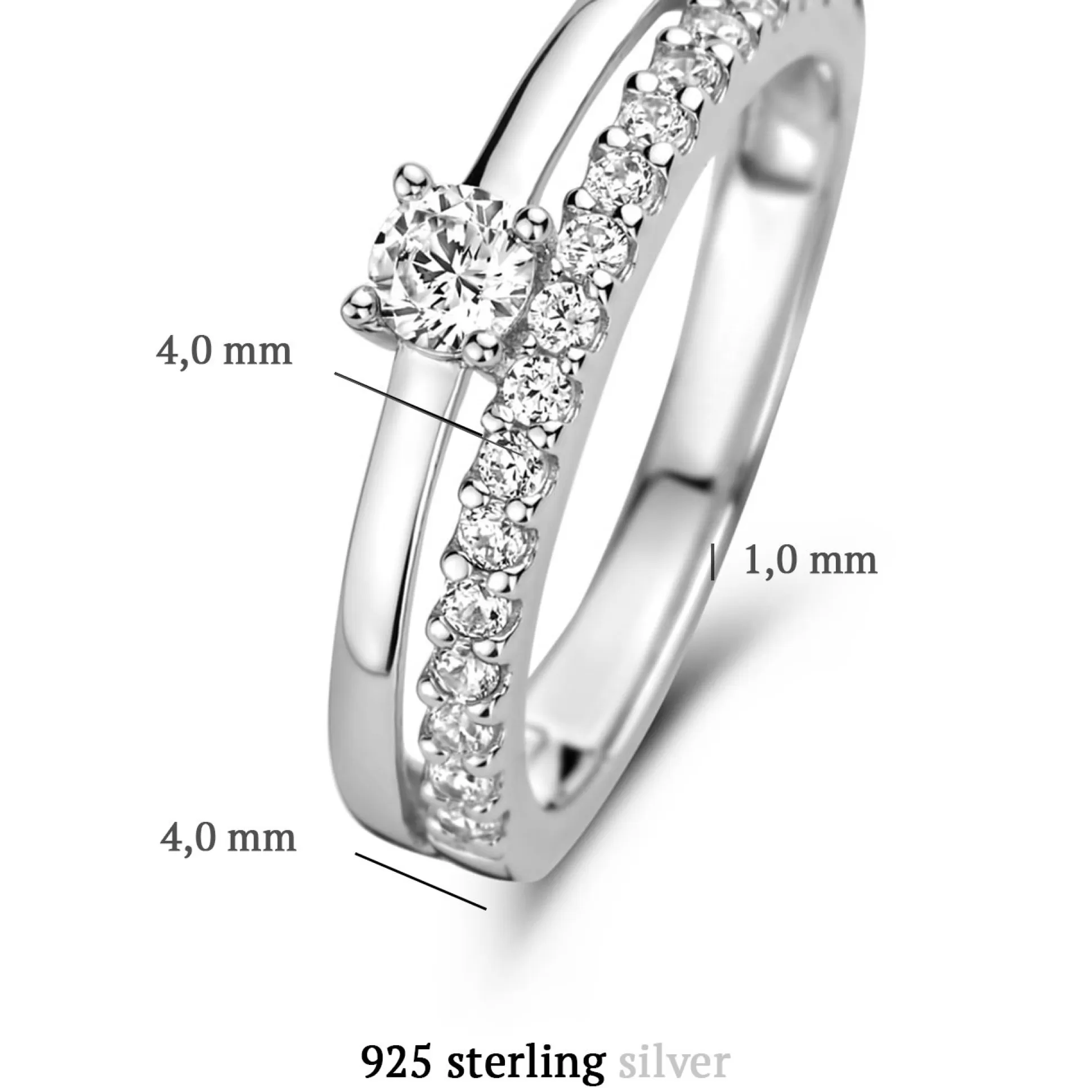 Cheap Ponte Vecchio Uffizi Anello In Argento Sterling 925 Con Pietre Zircone Anelli