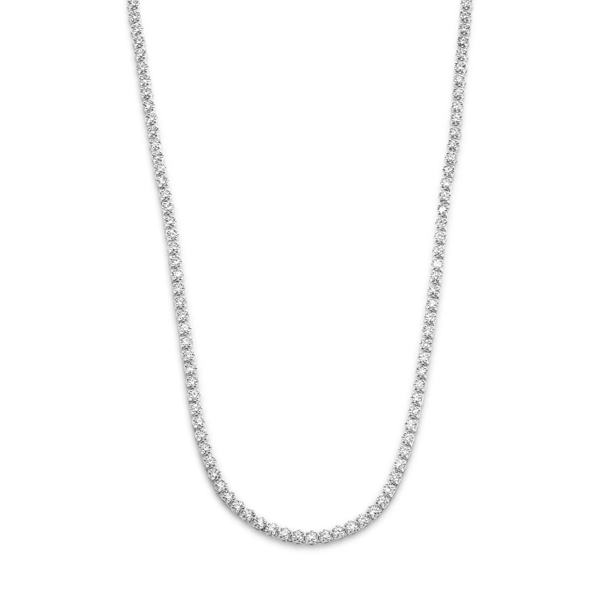 Hot Santa Maria Della Base Collana In Argento Sterling 925 Con Pietre Zircone Collane