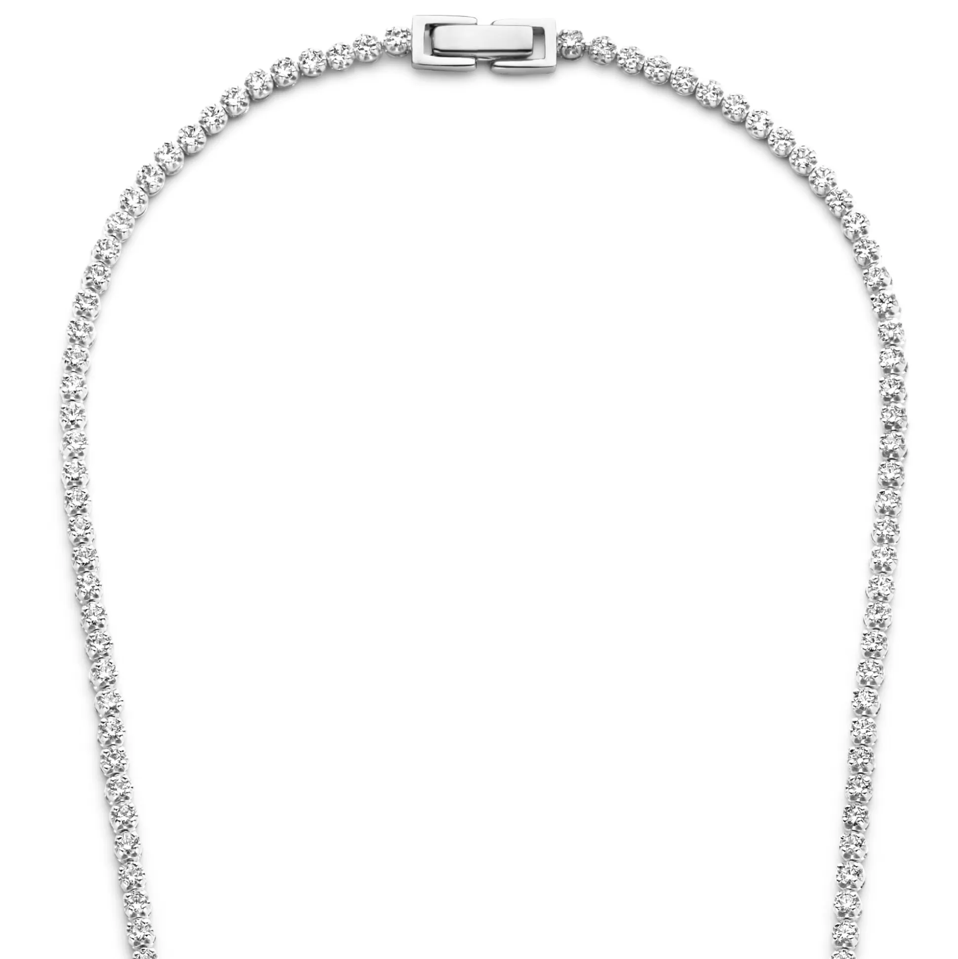 Hot Santa Maria Della Base Collana In Argento Sterling 925 Con Pietre Zircone Collane