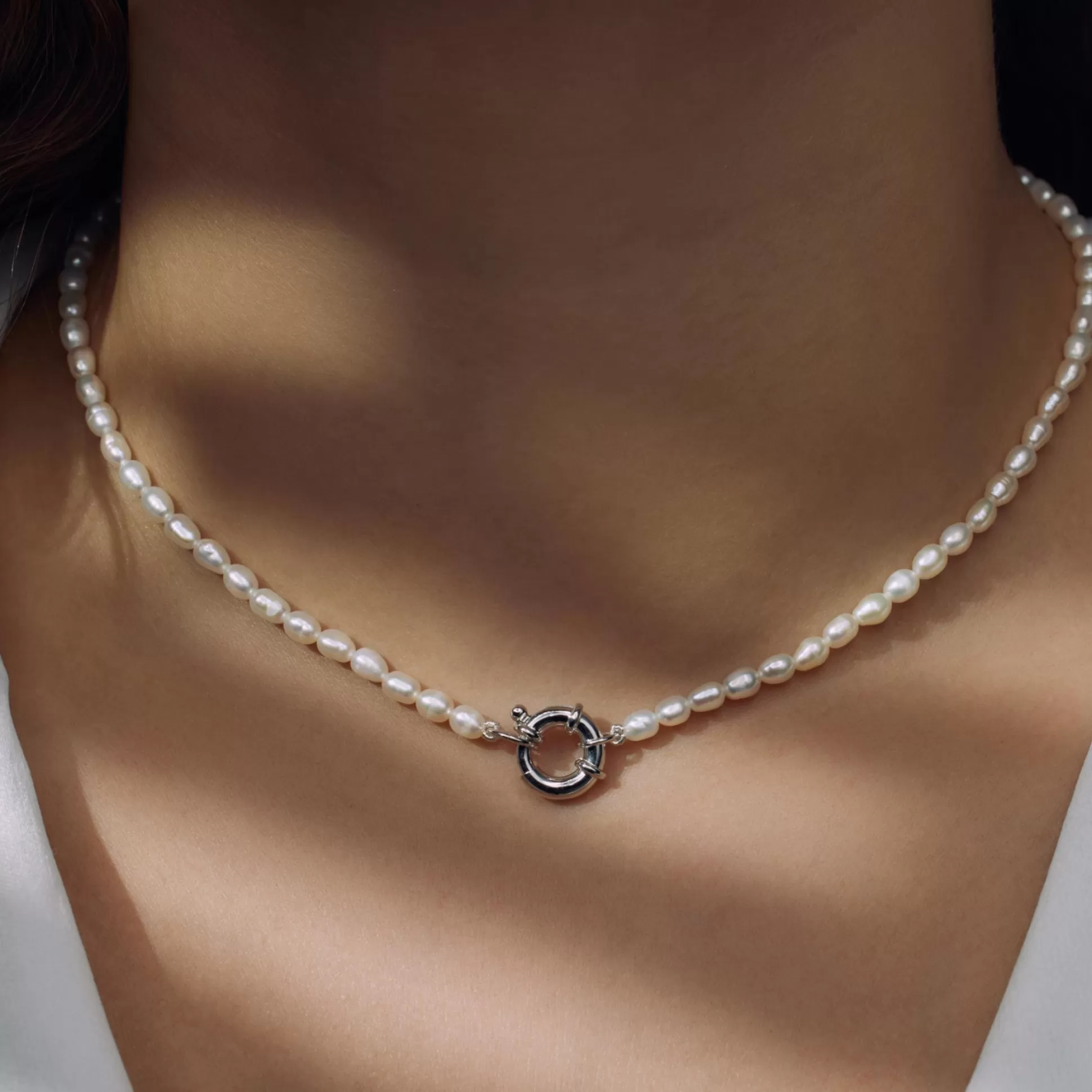 Fashion Sorprendimi Idee Regalo Collana E Bracciale In Argento Sterling 925 Con Perle D'Acqua Dolce Collane