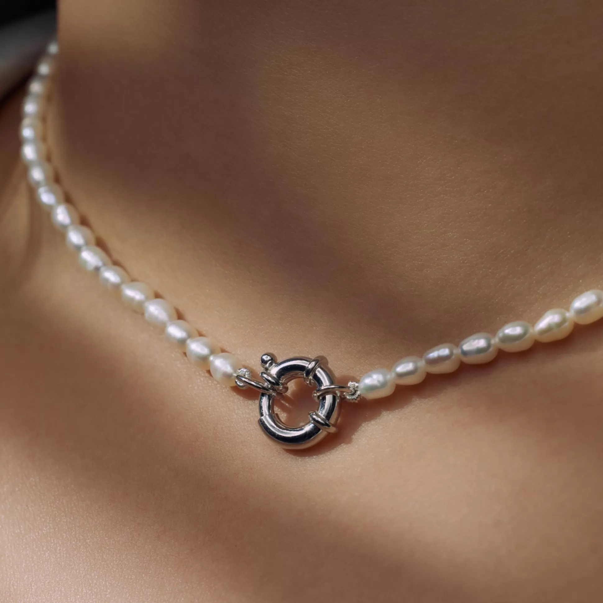 Fashion Sorprendimi Idee Regalo Collana E Bracciale In Argento Sterling 925 Con Perle D'Acqua Dolce Collane