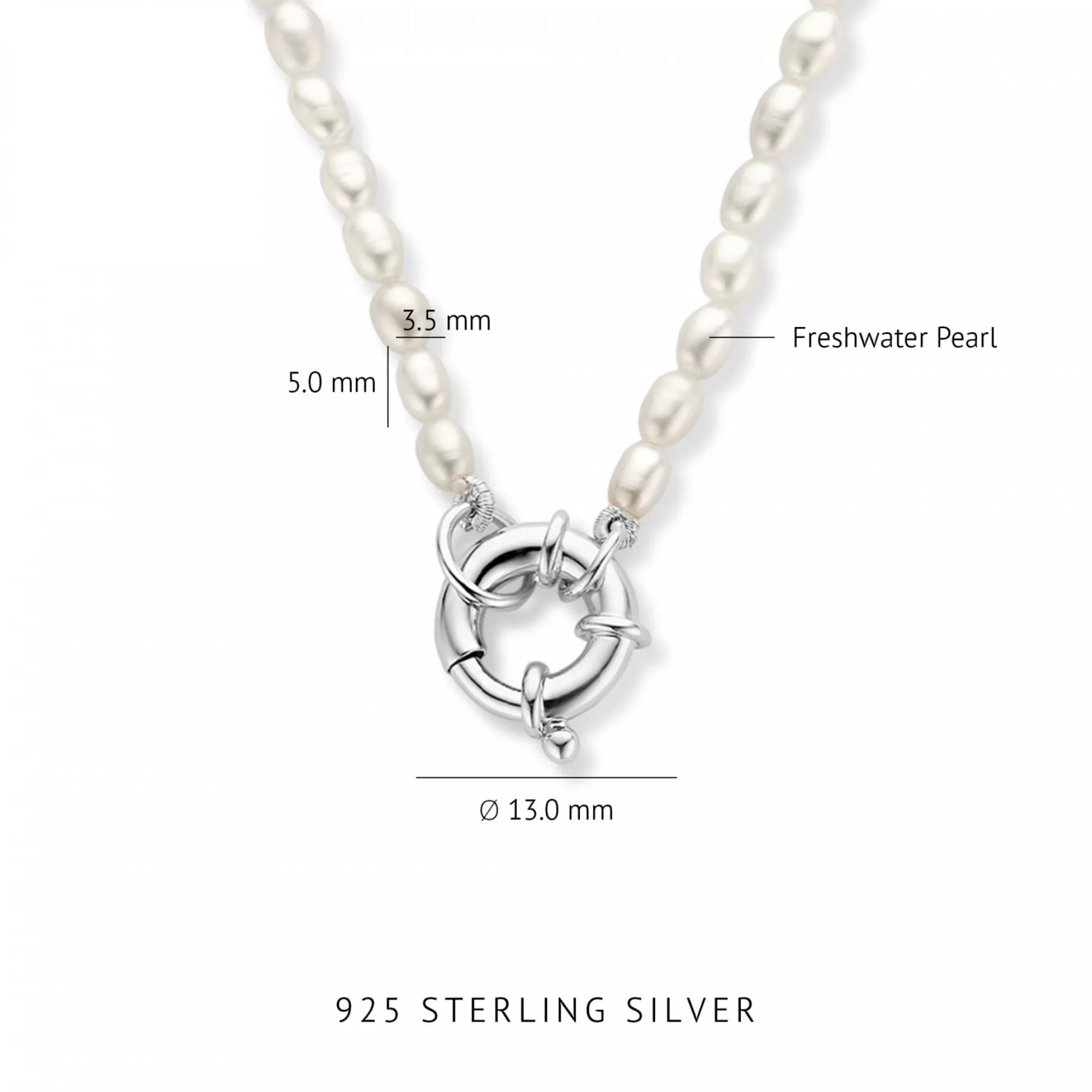 Fashion Sorprendimi Idee Regalo Collana E Bracciale In Argento Sterling 925 Con Perle D'Acqua Dolce Collane