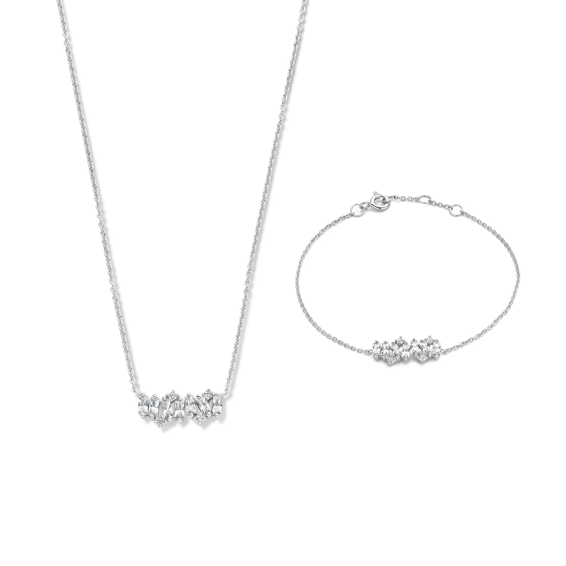 Online Sorprendimi Idee Regalo Collana E Bracciale In Argento Sterling 925 Con Pietre Zircone Collane