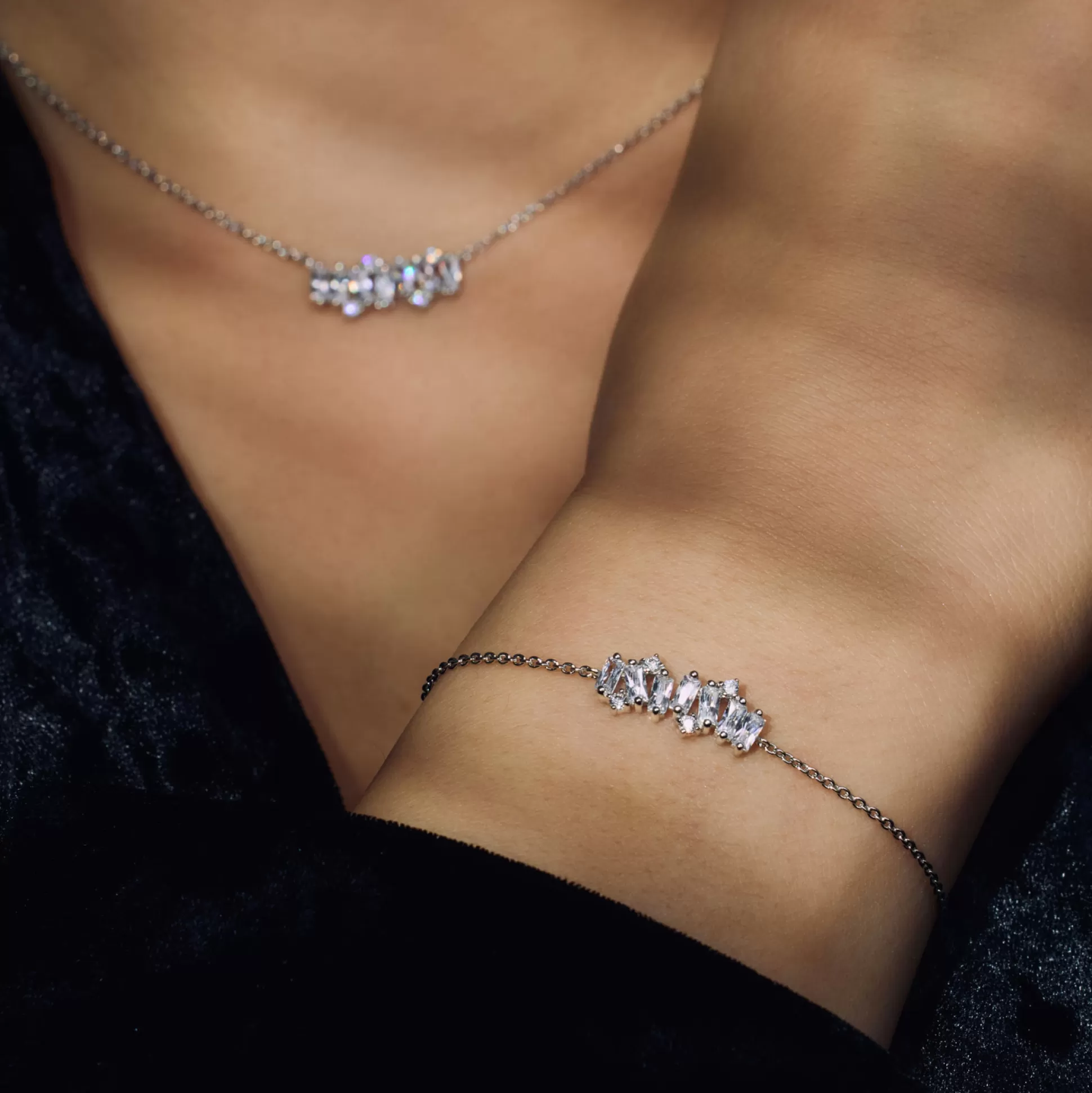 Online Sorprendimi Idee Regalo Collana E Bracciale In Argento Sterling 925 Con Pietre Zircone Collane