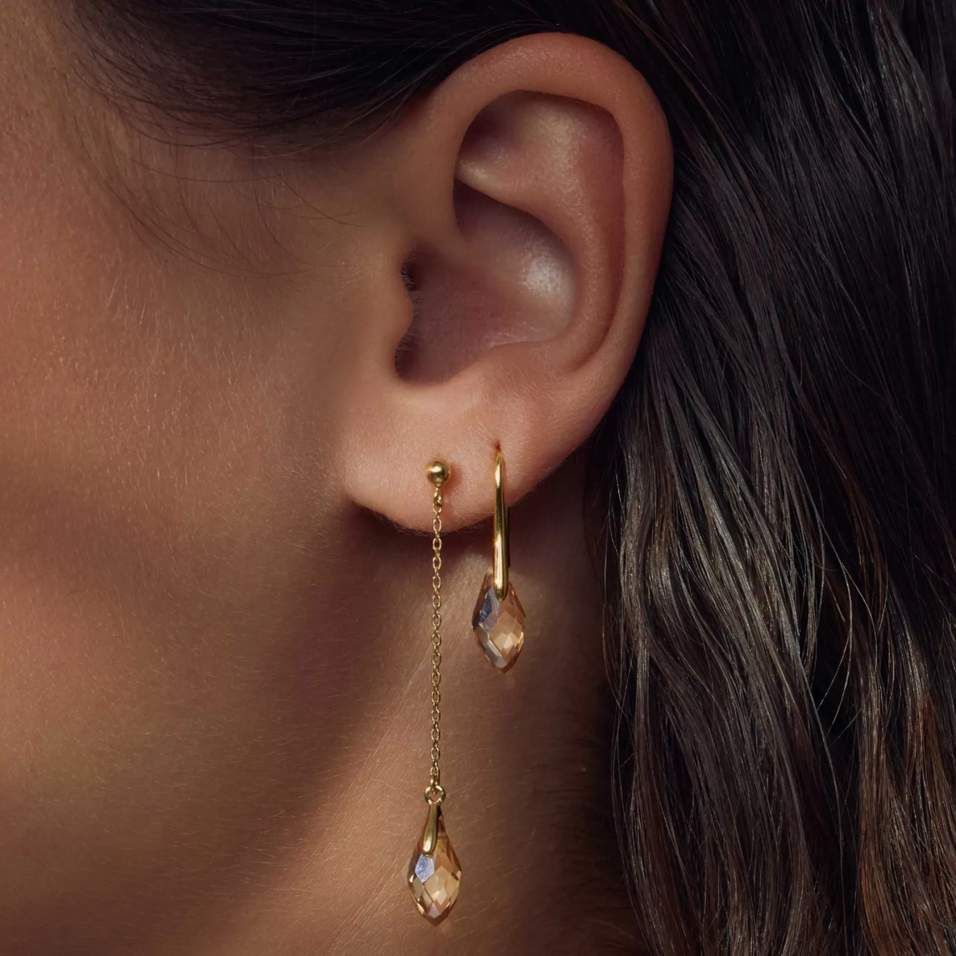 Clearance Sorprendimi Idee Regalo Collana E Orecchini Pendenti In Argento Sterling 925 Placcate Oro Con Placcatura In Oro 14 Carati Orecchini