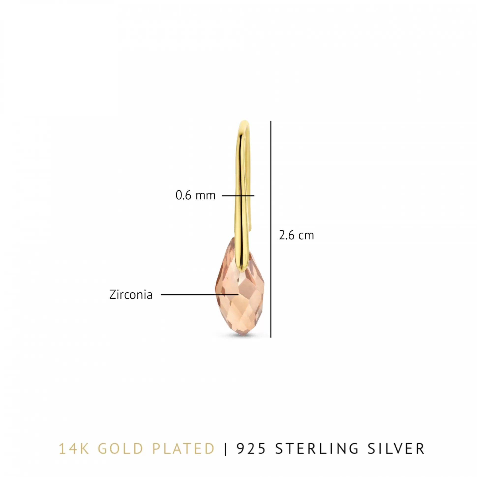 Clearance Sorprendimi Idee Regalo Collana E Orecchini Pendenti In Argento Sterling 925 Placcate Oro Con Placcatura In Oro 14 Carati Orecchini